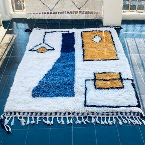 A bohemian Berber rug